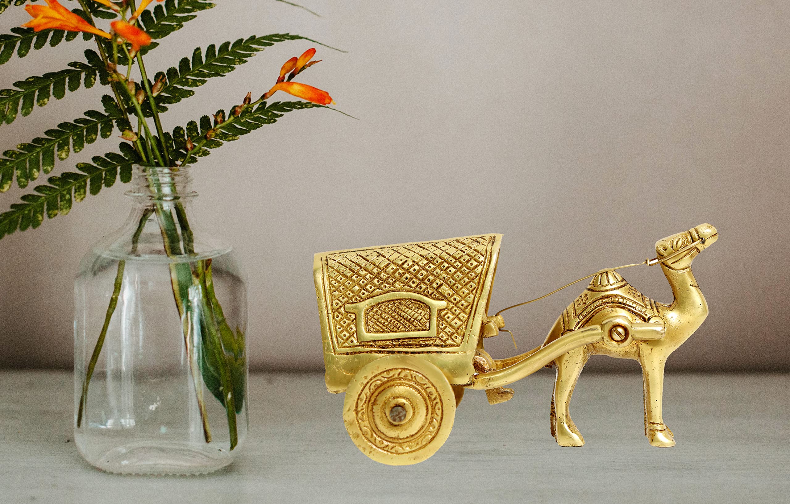 Buy P.J.Handicrafts Brass Metal Traditional Camel… | Global